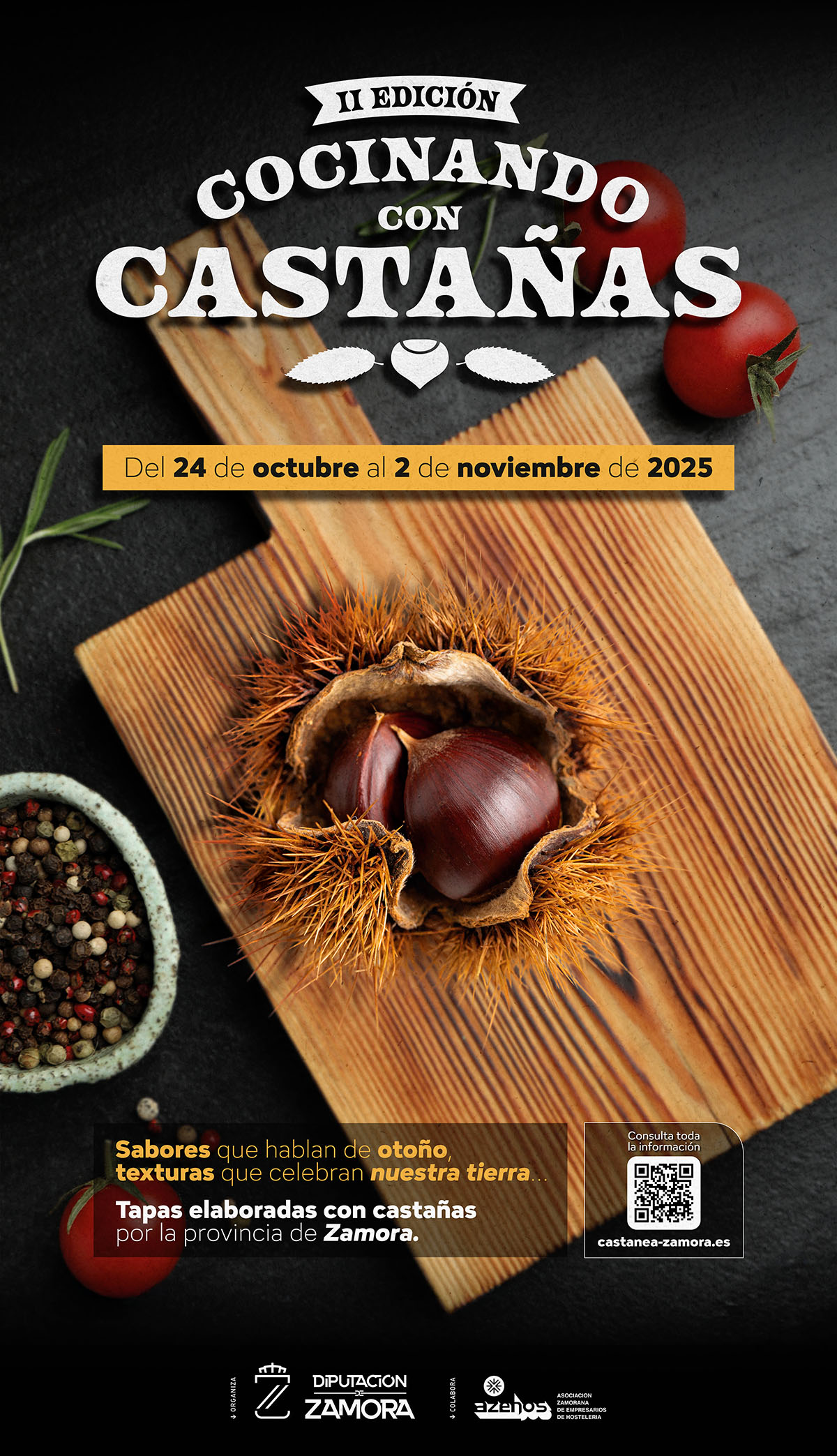 Cartel - Cocinando con Castañas 2025